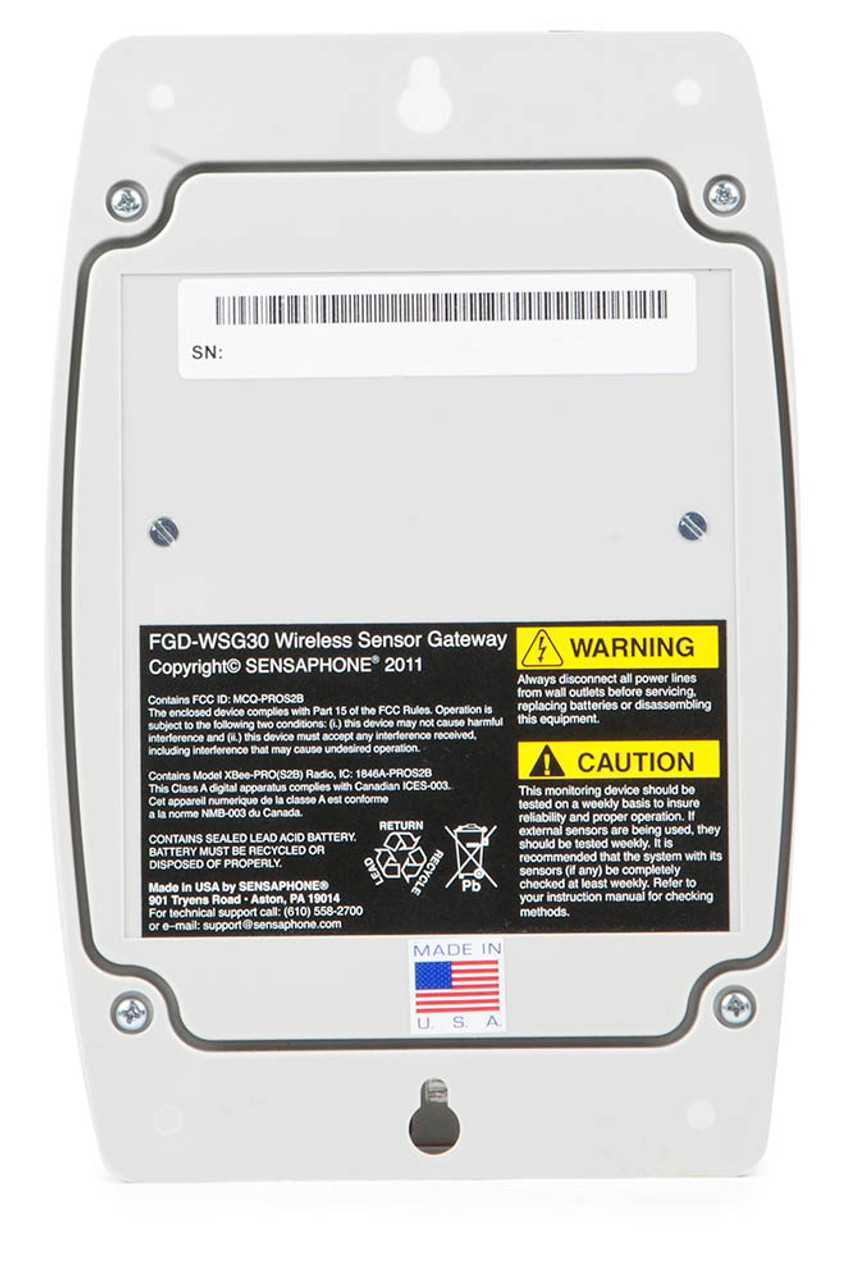 Sensaphone WSG30 Monitoring System Right Rear