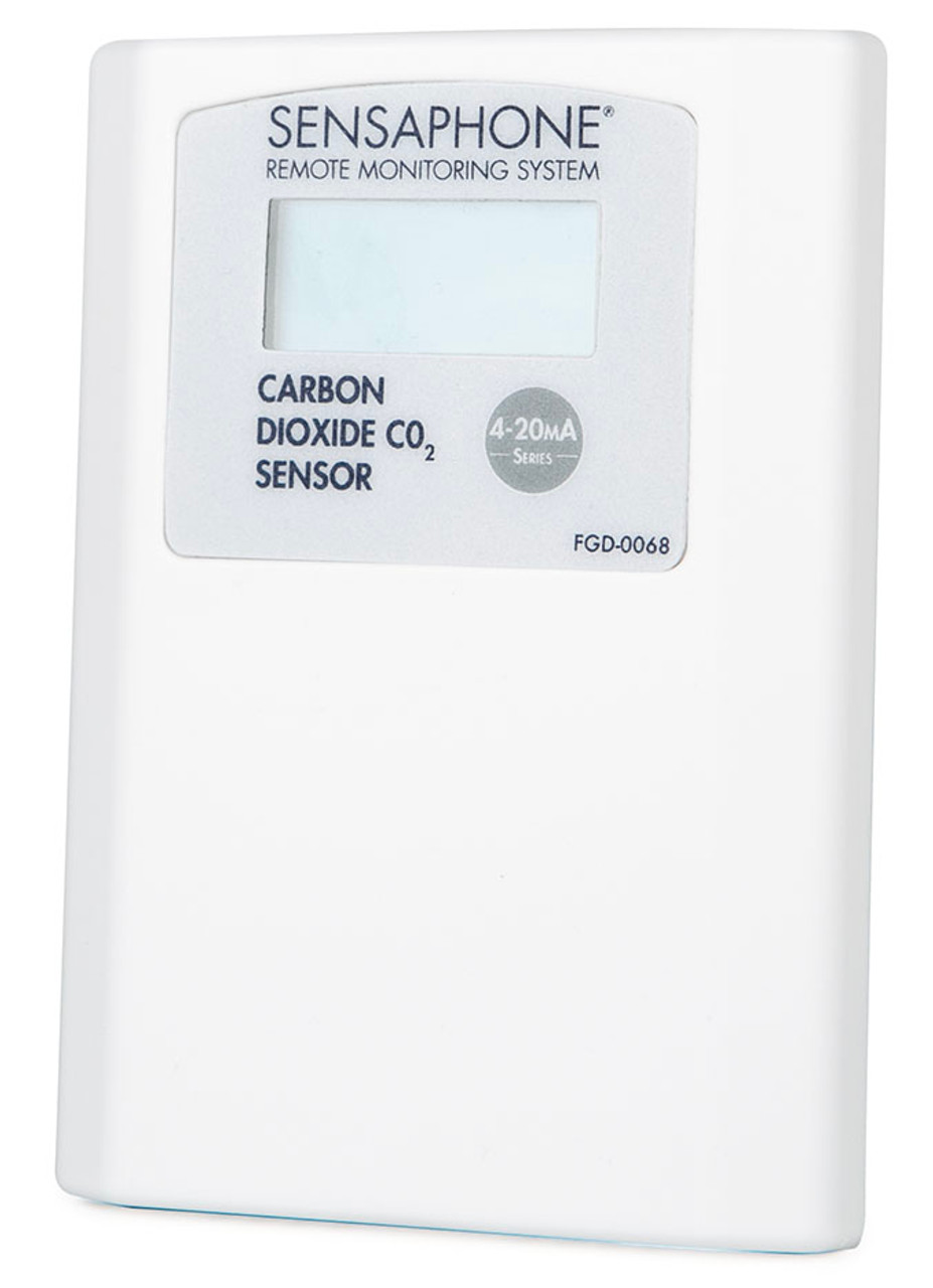 4-20mA Type Carbon Dioxide (CO2) Sensor Front Right