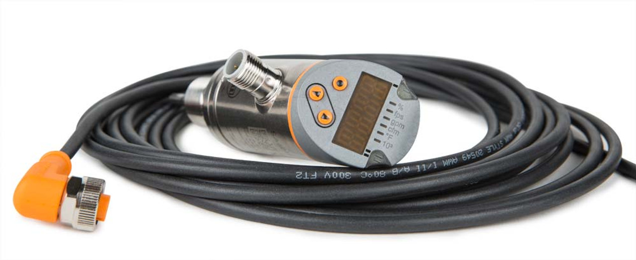 4-20mA Type Dual Flow & Temperature Sensor with Cabling