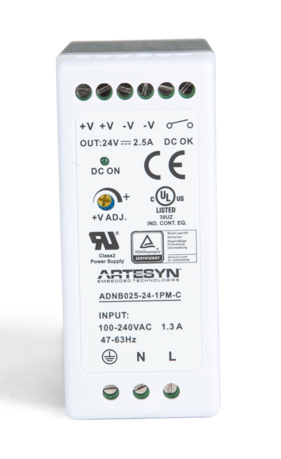 Din Rail Mount 24V Power Supply Front