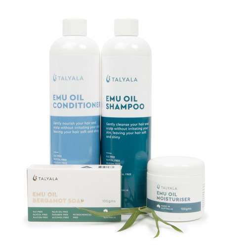 Emu Oil Shampoo, Emu Oil Conditioner, Moisturiser, Soap