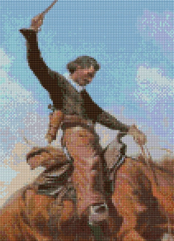 The Bronco Buster Cross Stitch Pattern - Frederic Remington
