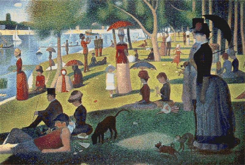 A Sunday Afternoon on the Island of La Grande Jatte Cross Stitch