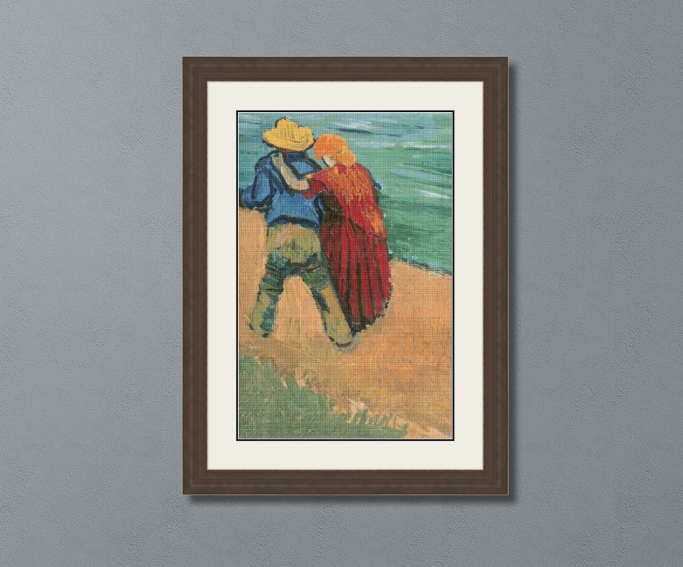 Framed Prints Two Lovers Van Gogh Two Lovers, 1888 Canvas Wall Art