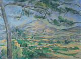 Mont St. Victoire Cross Stitch Pattern - Paul Cezanne Mont St. Victoire Cross Stitch Pattern - Paul Cezanne