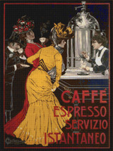 Caffe Espresso Servizio Istantaneo Cross Stitch Pattern