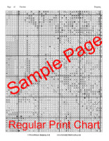 Skipping Cross Stitch Chart - Frederick Morgan