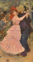 Dance at Bougival Cross Stitch Pattern - Pierre-Auguste Renoir