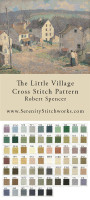 The Little Village Cross Stitch Pattern - Robert Spencer