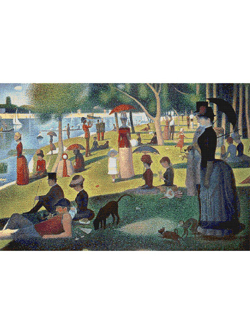 A Sunday Afternoon on the Island of La Grande Jatte Cross Stitch Pattern - Georges Seurat