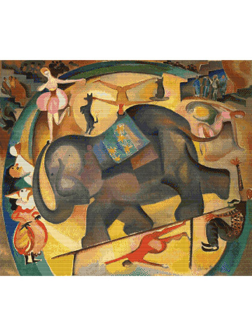 The Elephant Cross Stitch Pattern - Alice Bailly