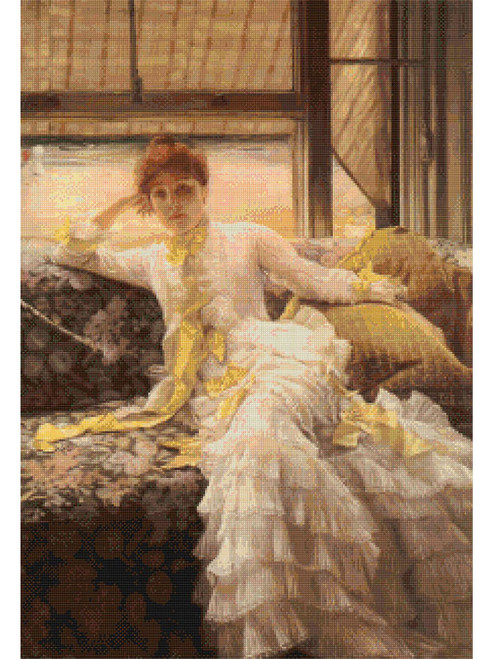 Seaside Cross Stitch Chart - James Tissot