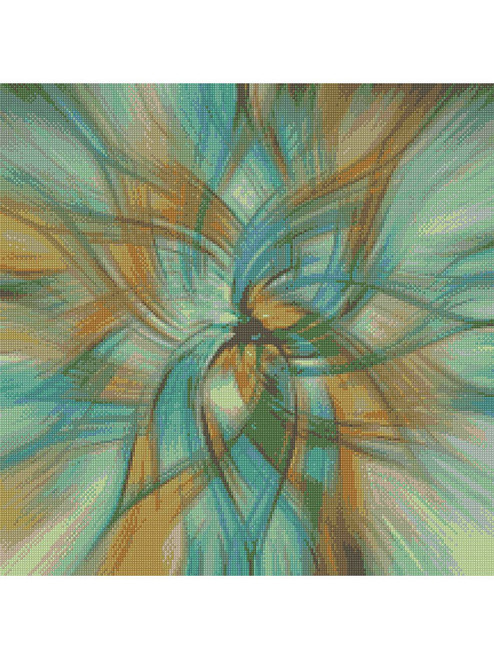 Abstract Flower - 1 Cross Stitch Pattern