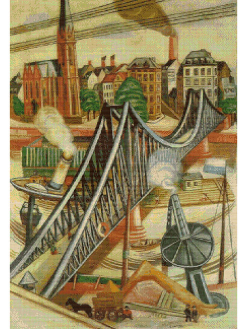 The Iron Bridge Cross Stitch Chart - Max Beckmann