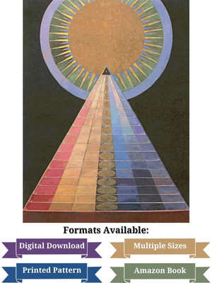 Altarpiece No. 1 Cross Stitch Pattern - Hilma af Klint