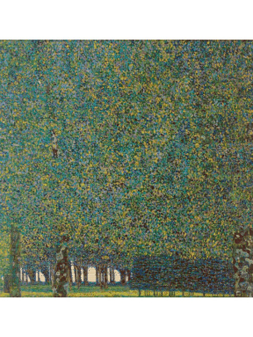 The Park Cross Stitch Pattern - Gustave Klimt