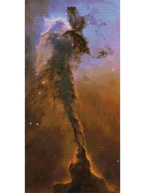 Eagle Nebula Cross Stitch Pattern