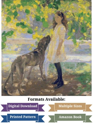 Lime Tree Shade Cross Stitch Pattern - Amy Katherine Browning