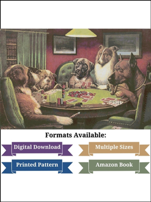 A Bold Bluff Cross Stitch Pattern - C.M. Coolidge - Floss List