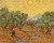 Olive Trees with Yellow Sky and Sun Cross Stitch Pattern - Vincent van Gogh - www.SerenityStitchworks.com