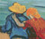 Two Lovers, Arles Cross Stitch Pattern - Vincent van Gogh