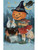 Pumpkin Witch Cross Stitch Pattern