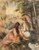 In the Meadow Cross Stitch Pattern - Pierre-Auguste Renoir