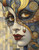 Golden Mosaic Fantasy Woman Cross Stitch Pattern