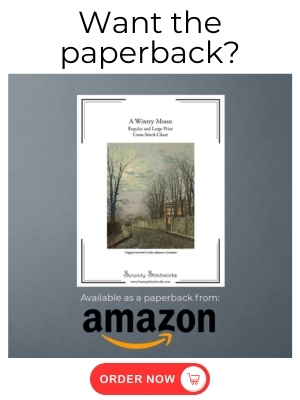 A Wintry Moon Cross Stitch Pattern - Amazon Book