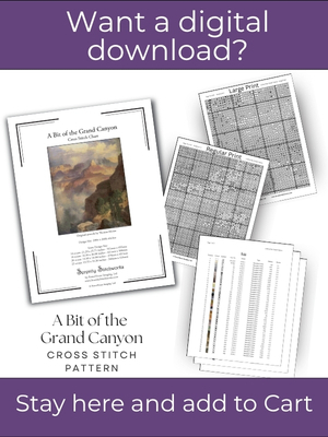 A Bit of the Grand Canyon Cross Stitch Pattern – Thomas Morgan