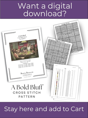 A Bold Bluff Cross Stitch Pattern - C.M. Coolidge