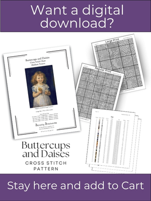 Buttercups and Daises Cross Stitch Pattern - Hugh Cameron