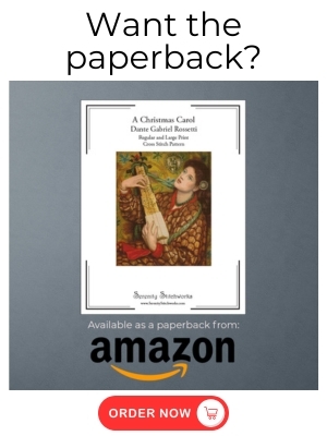 A Christmas Carol Cross Stitch Pattern - Dante Gabriel Rossetti