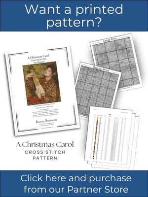 A Christmas Carol Cross Stitch Pattern – Dante Gabriel Rosetti