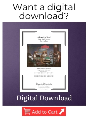 A Friend in Need Cross Stitch Pattern – C.M. Coolidge