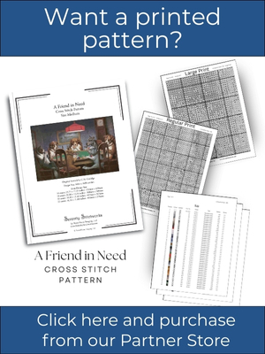 A Friend in Need Cross Stitch Pattern &ndash; C.M. Coolidge