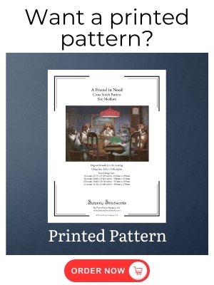 A Friend in Need Cross Stitch Pattern – C.M. Coolidge