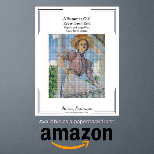 A Summer Girl Cross Stitch Pattern Book