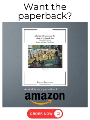 A Sunday Afternoon on the Island of La Grande Jatte Cross Stitch Pattern - Georges Seurat - Amazon Book