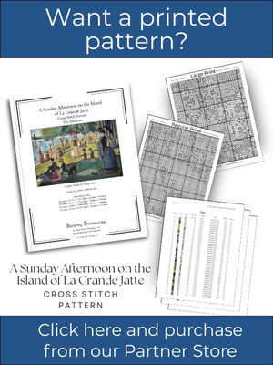 A Sunday Afternoon on the Island of La Grande Jatte Cross Stitch Pattern - Georges Seurat