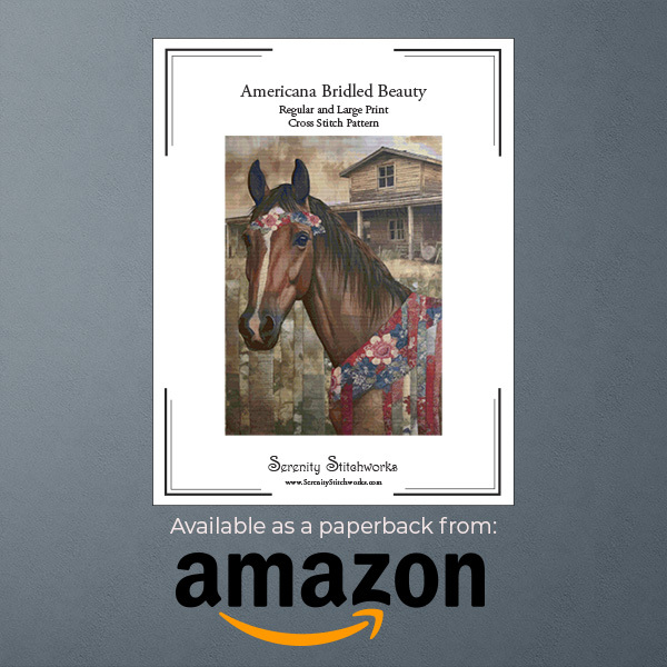 Americana Bridled Beauty Cross Stitch Pattern Book