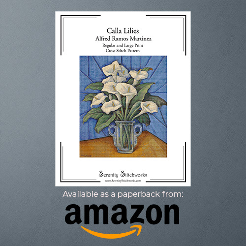 Calla Lilies Cross Stitch Pattern Book