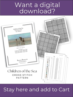 Children of the Sea Cross Stitch Pattern - Jozef Isreals