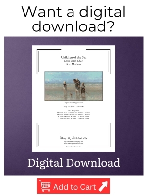 Children of the Sea Cross Stitch Pattern - Digital Download