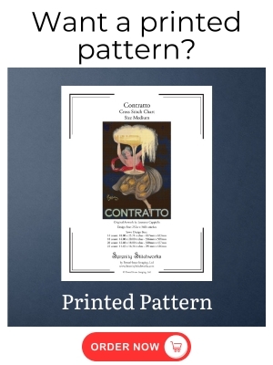 Contratto Cross Stitch Pattern - Leonetto Cappiello