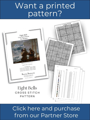 Eight Bells Cross Stitch Pattern &ndash; Winslow Homer