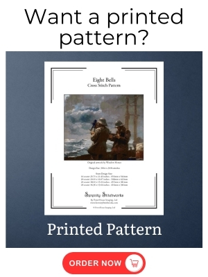 Eight Bells Cross Stitch Pattern – Winslow Homer