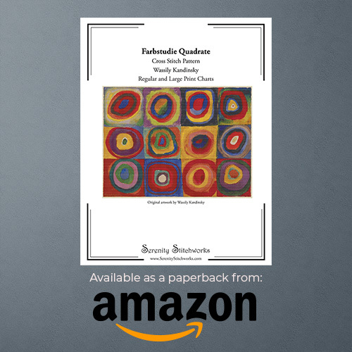 Squares with Concentric Circles Cross Stitch Pattern Book