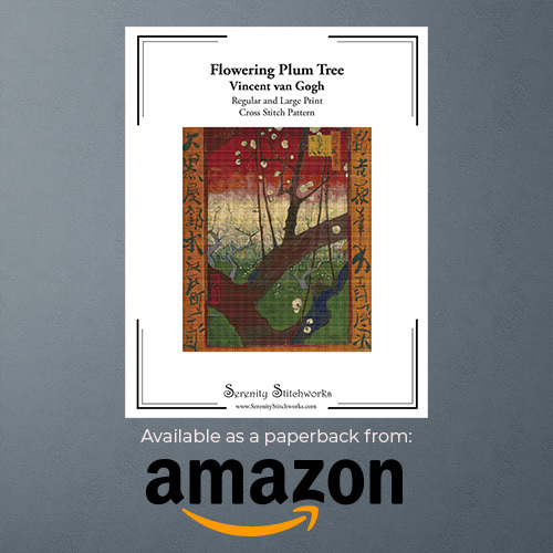 Flowering Plum Tree Cross Stitch Pattern Book