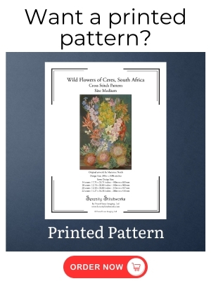 Wild Flowers of Ceres, South Africa Cross Stitch Pattern – Marianne North